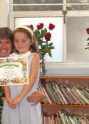 Karen with her 2006 kindergarten class at Dorris-Eaton
