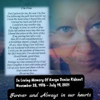 Karyn Denise Rideout's Online Memorial Photo